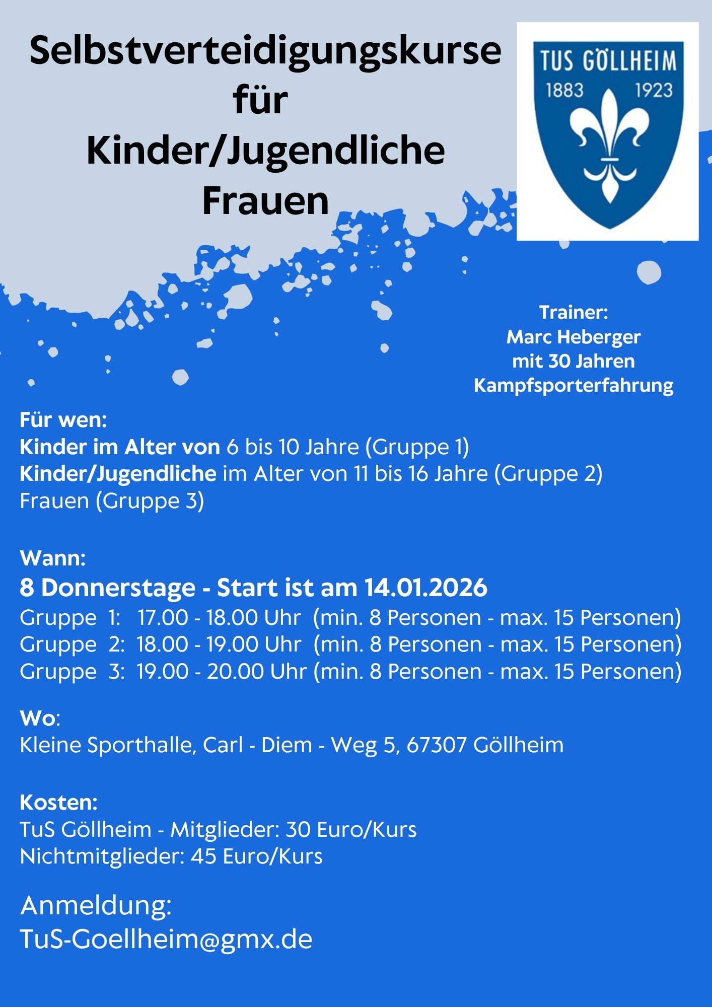 Selbstverteidigungskurs Flyer 2